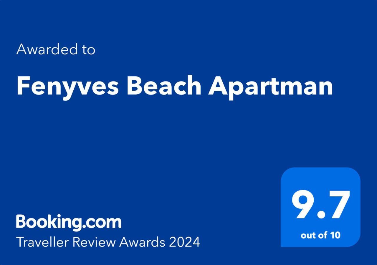 Fenyves Beach Apartman Delux Balatonfenyves Exterior foto